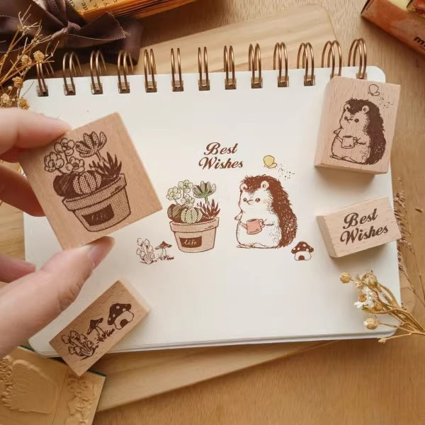 Micia Rubber Stamps Set: Illustrator Series