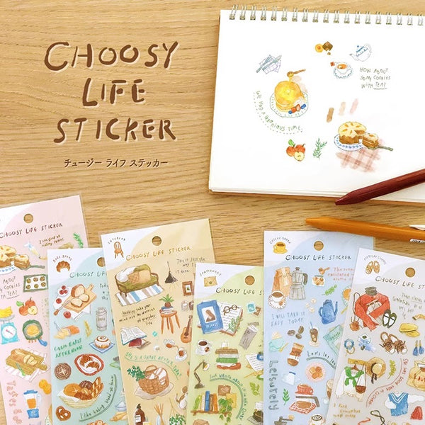 Mind Wave Sticker Sheet: Choosy Life