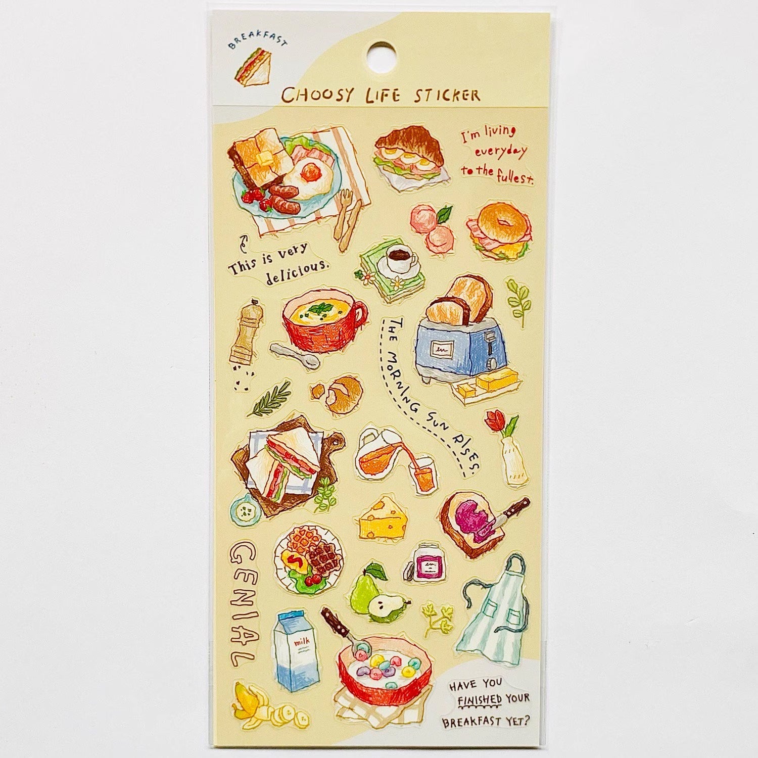 Mind Wave Sticker Sheet: Choosy Life B