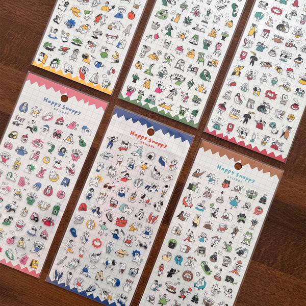 Mind Wave Sticker Sheet: Happy Snappy