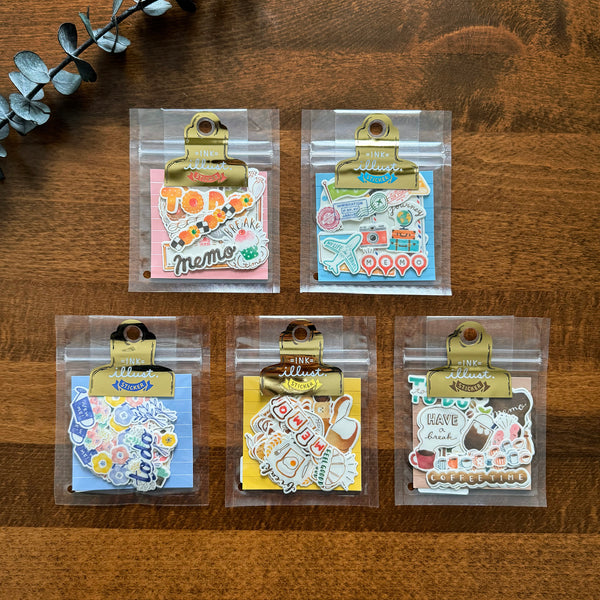 Mind Wave Sticker Pack: Ink Illustration