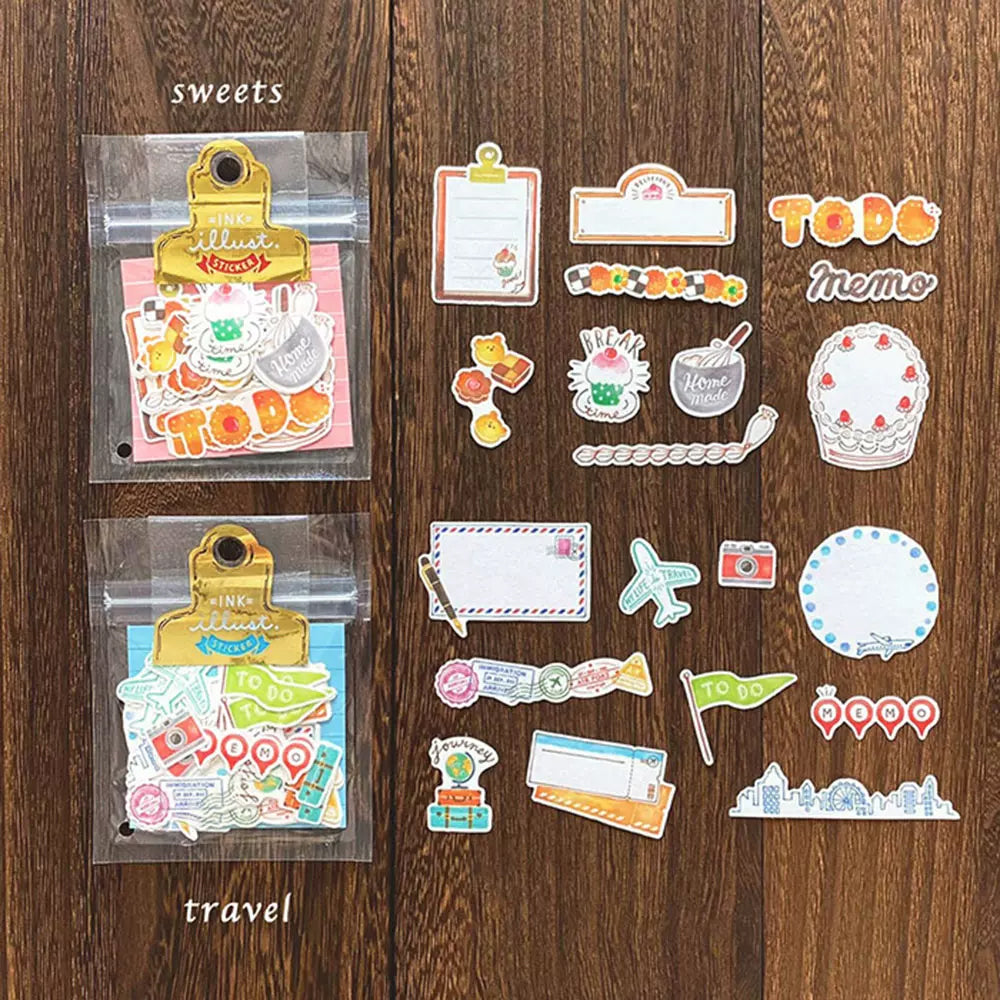 Mind Wave Sticker Pack: Ink Illustration – Papergame