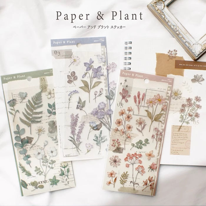 Mind Wave Sticker Sheet: Paper and Plant