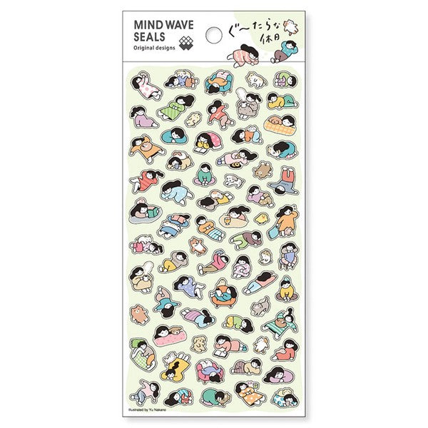 Mind Wave Sticker Sheet: Seals Original Design (Set B)