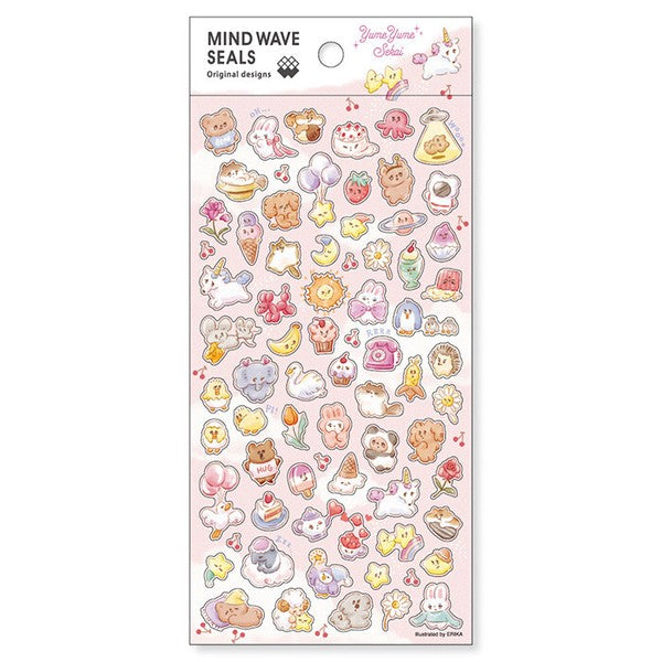 Mind Wave Sticker Sheet: Seals Original Design (Set B)