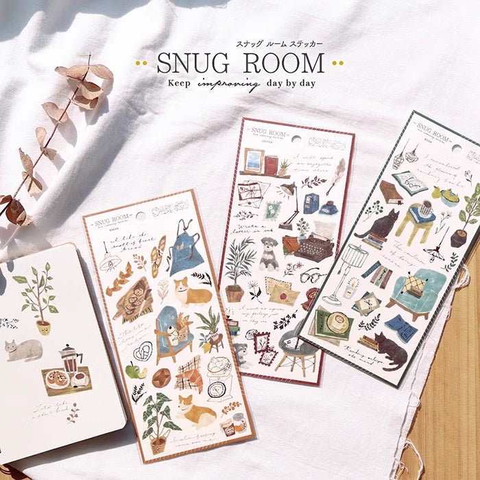 Mind Wave Sticker Sheet: Snug Room