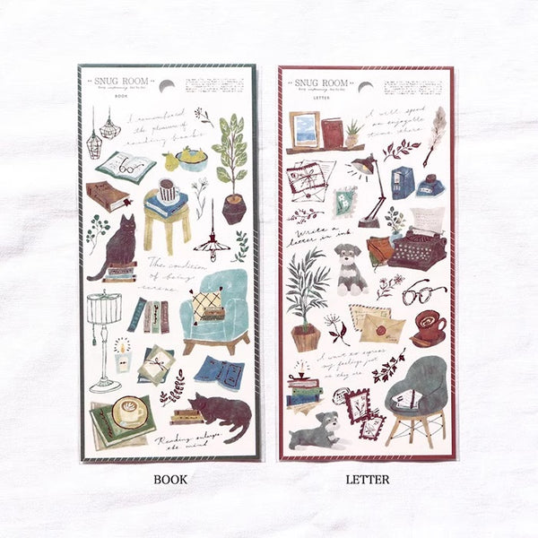 Mind Wave Sticker Sheet: Snug Room