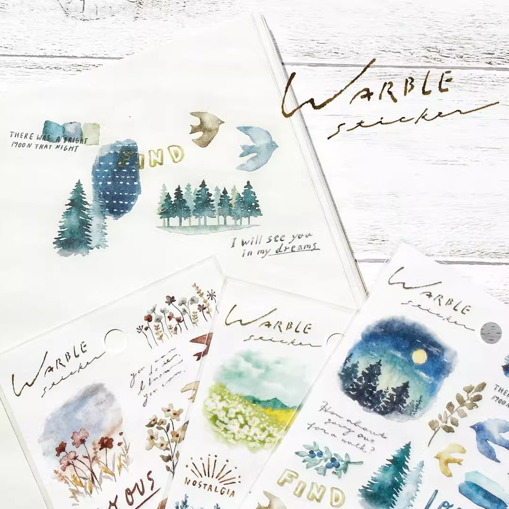 Mind Wave Sticker Sheet: Warble