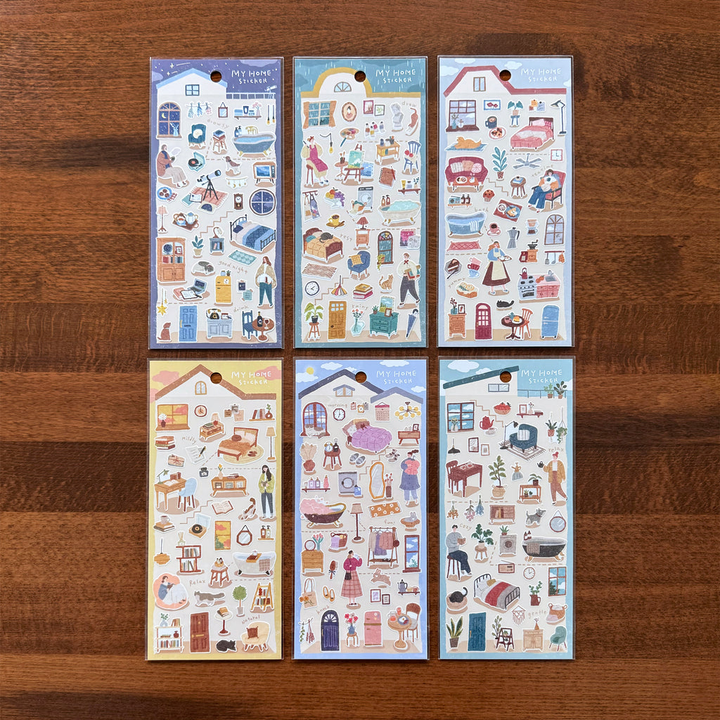 Homeowners Sample Sticker Layout Mind Wave Sticker Sheet: My Home – Papergame