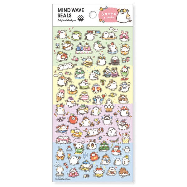 Mind Wave Sticker Sheet: Seals Original Design (Set A)