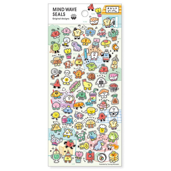 Mind Wave Sticker Sheet: Seals Original Design (Set A)