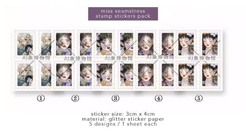 Mirage Museum Sticker Pack: Miss Seamstress