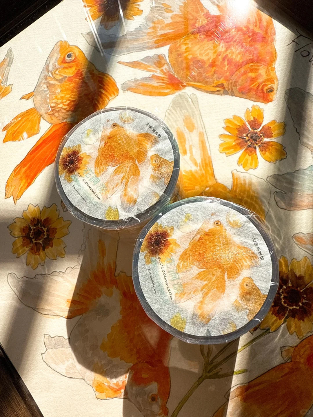 Mirage Museum Masking Tape: Swim Through Flowers