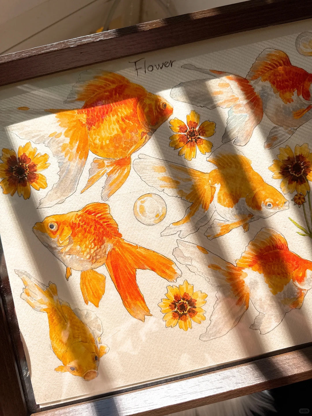 Mirage Museum Masking Tape: Swim Through Flowers