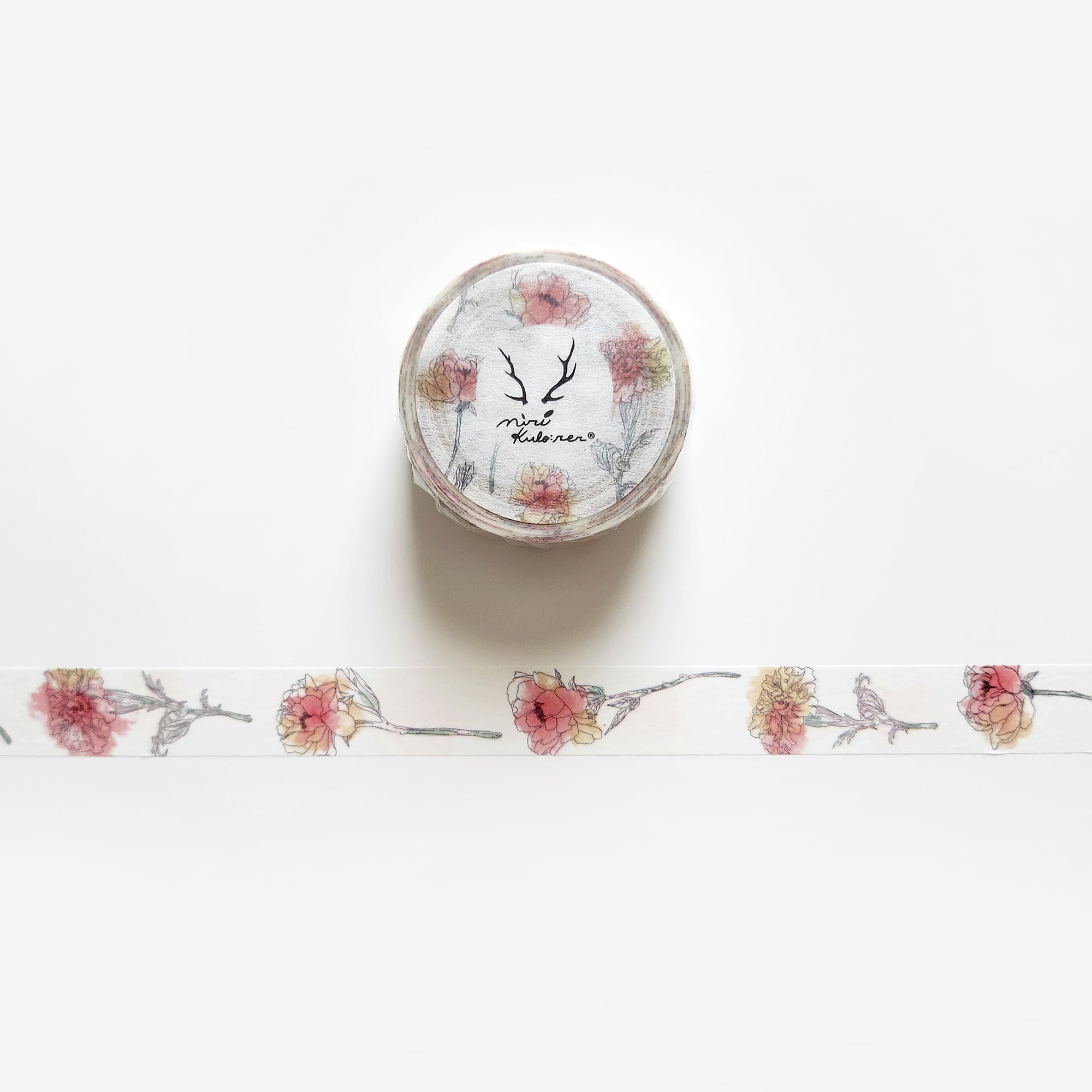 Mirikulo Washi Tape: Trimmed Flowers
