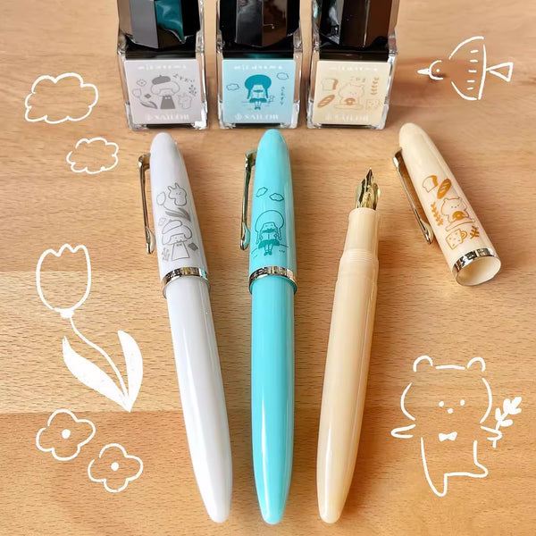 LIMITED EDITION Mizutama x Sailor Profit Jr. Fountain Pen Set