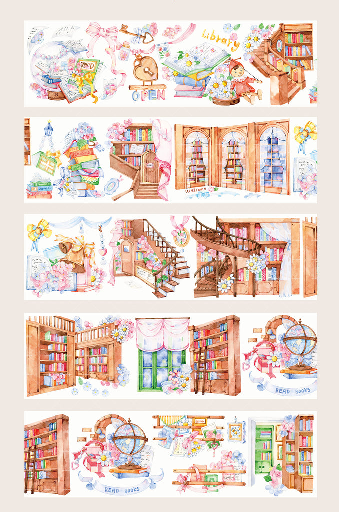 Moodtape: Dream Library Masking Tape