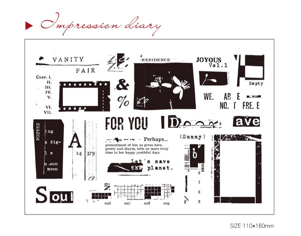Film Strips Acrylic Stamp Set