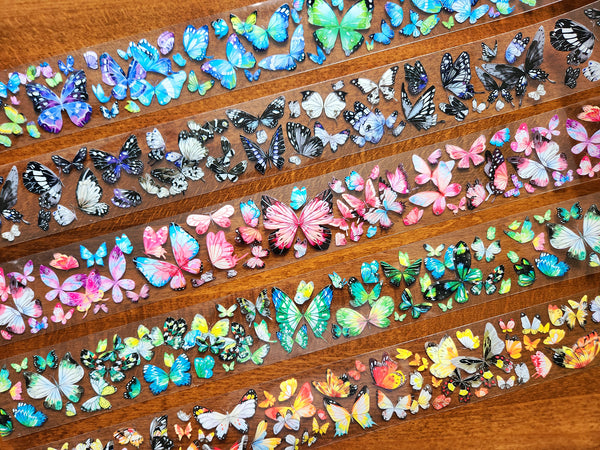 Moodtape: Rainbow Butterflies Masking Tape