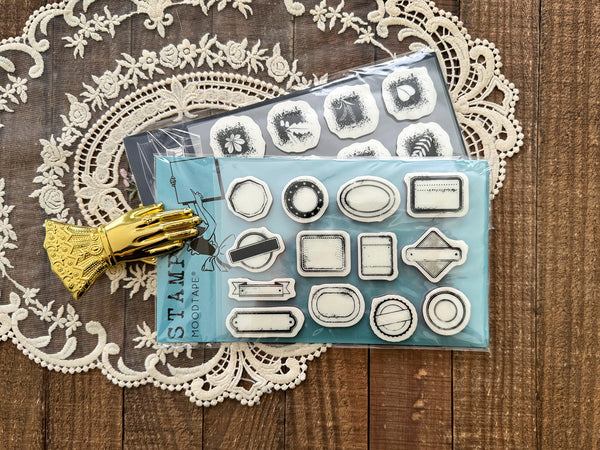 Tickets & Plants Acrylic Stamp Set