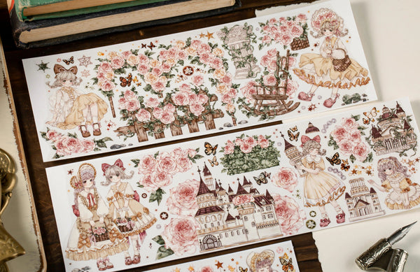 Mooka Studio Masking Tape: Rose Manor