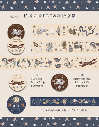 Moonchild Groceries: Codex of the Whispering Flame Series Masking Tape