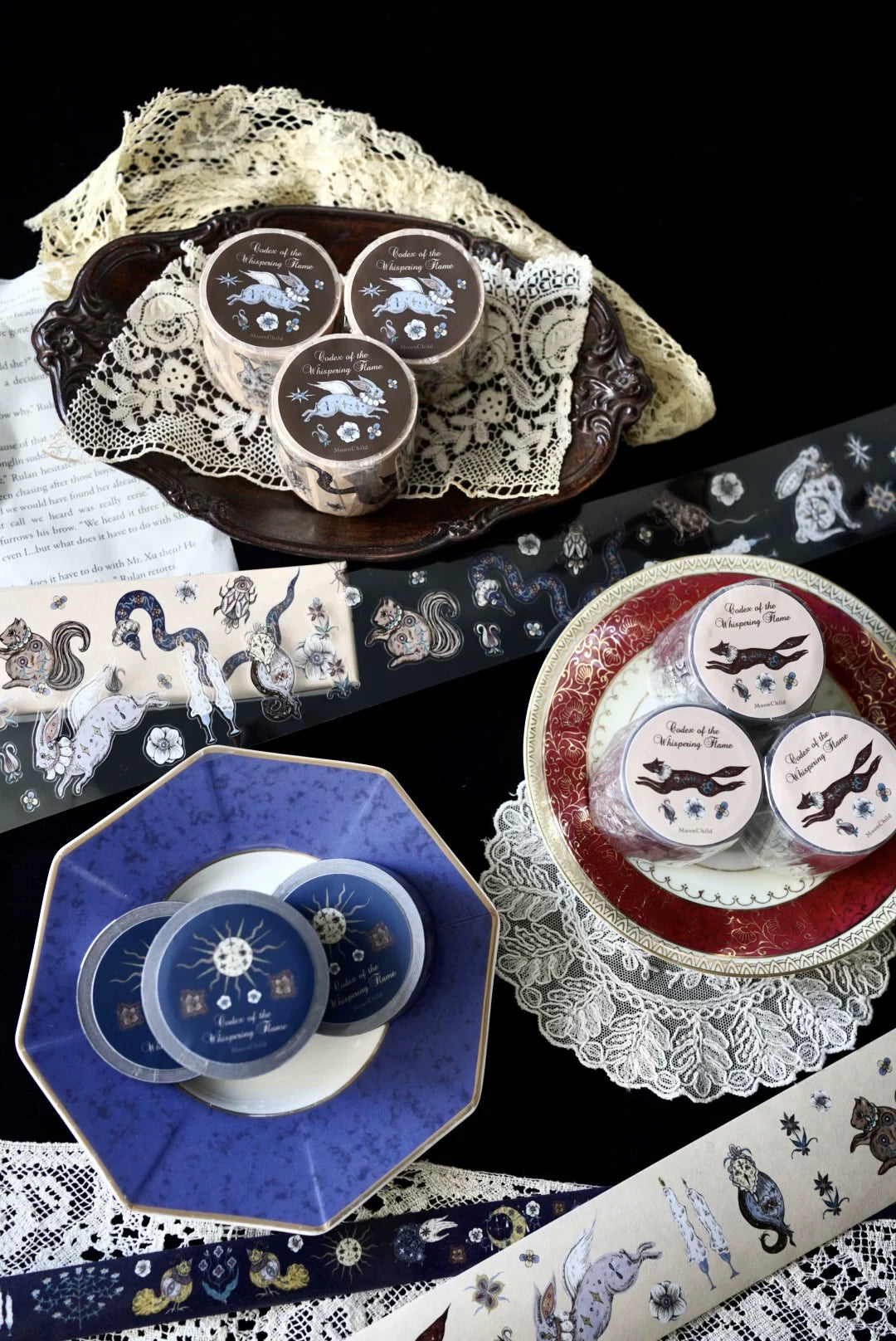 Moonchild Groceries: Codex of the Whispering Flame Series Masking Tape