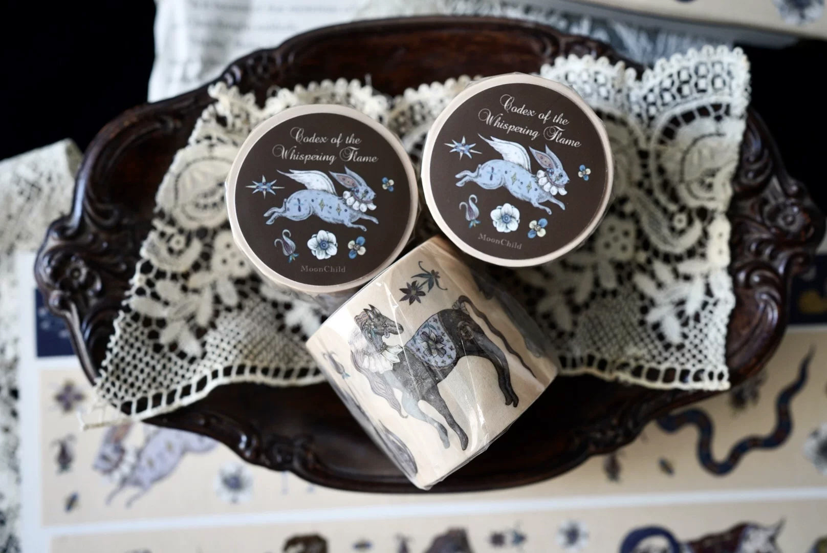 Moonchild Groceries: Codex of the Whispering Flame Series Masking Tape