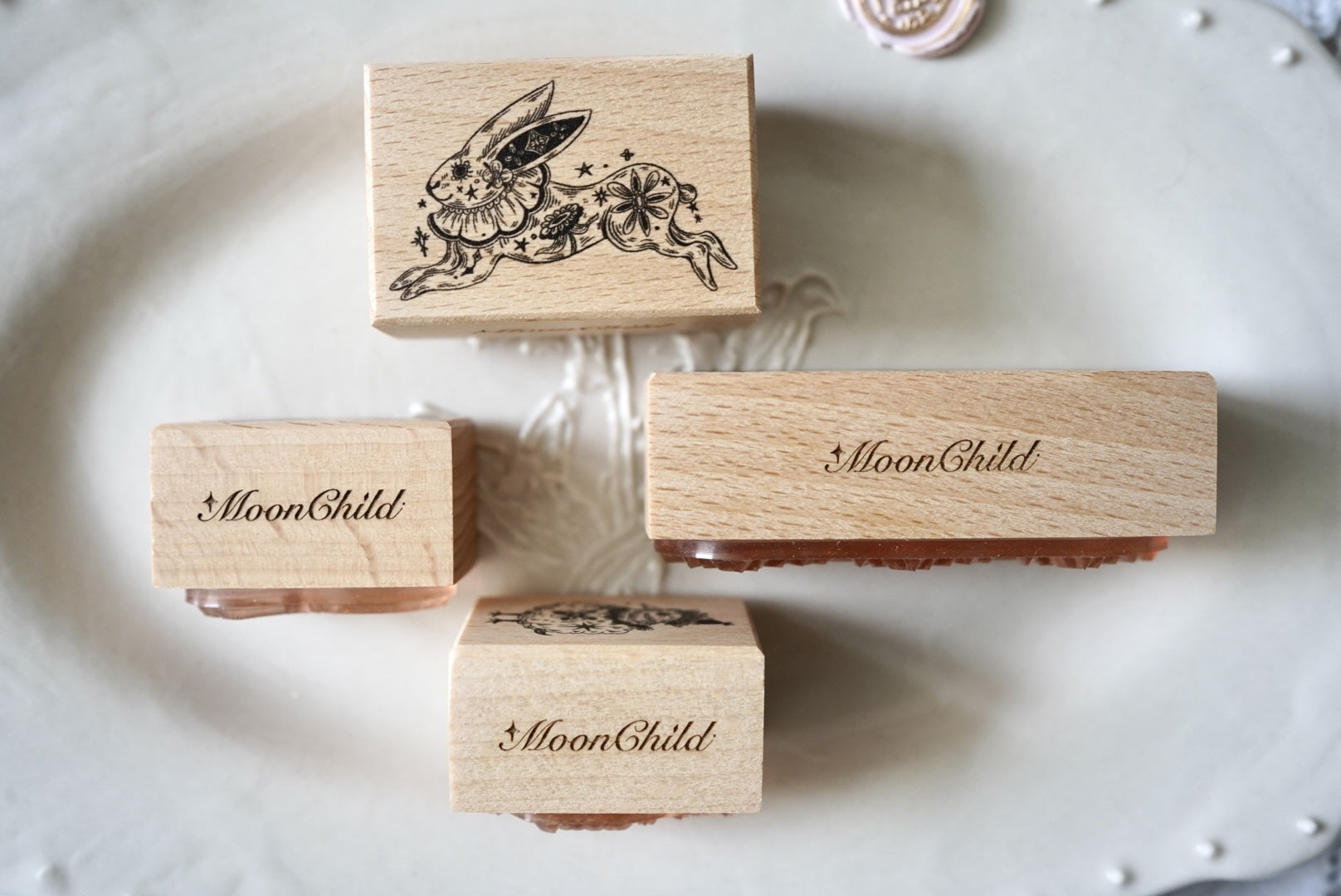 Moonchild Groceries: Blooming Imprints Stamps