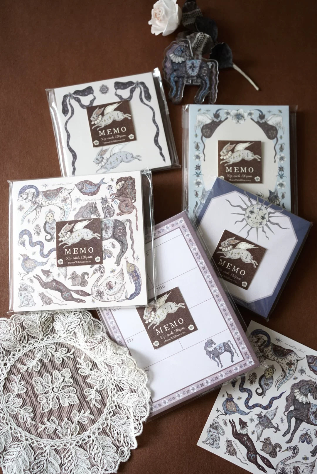 Moonchild Groceries: Book of Secret Candles VOL. 2 Memo Pad