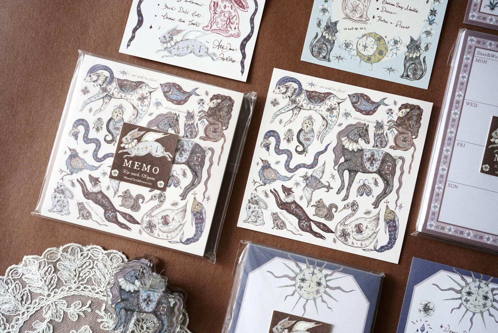 Moonchild Groceries: Book of Secret Candles VOL. 2 Memo Pad