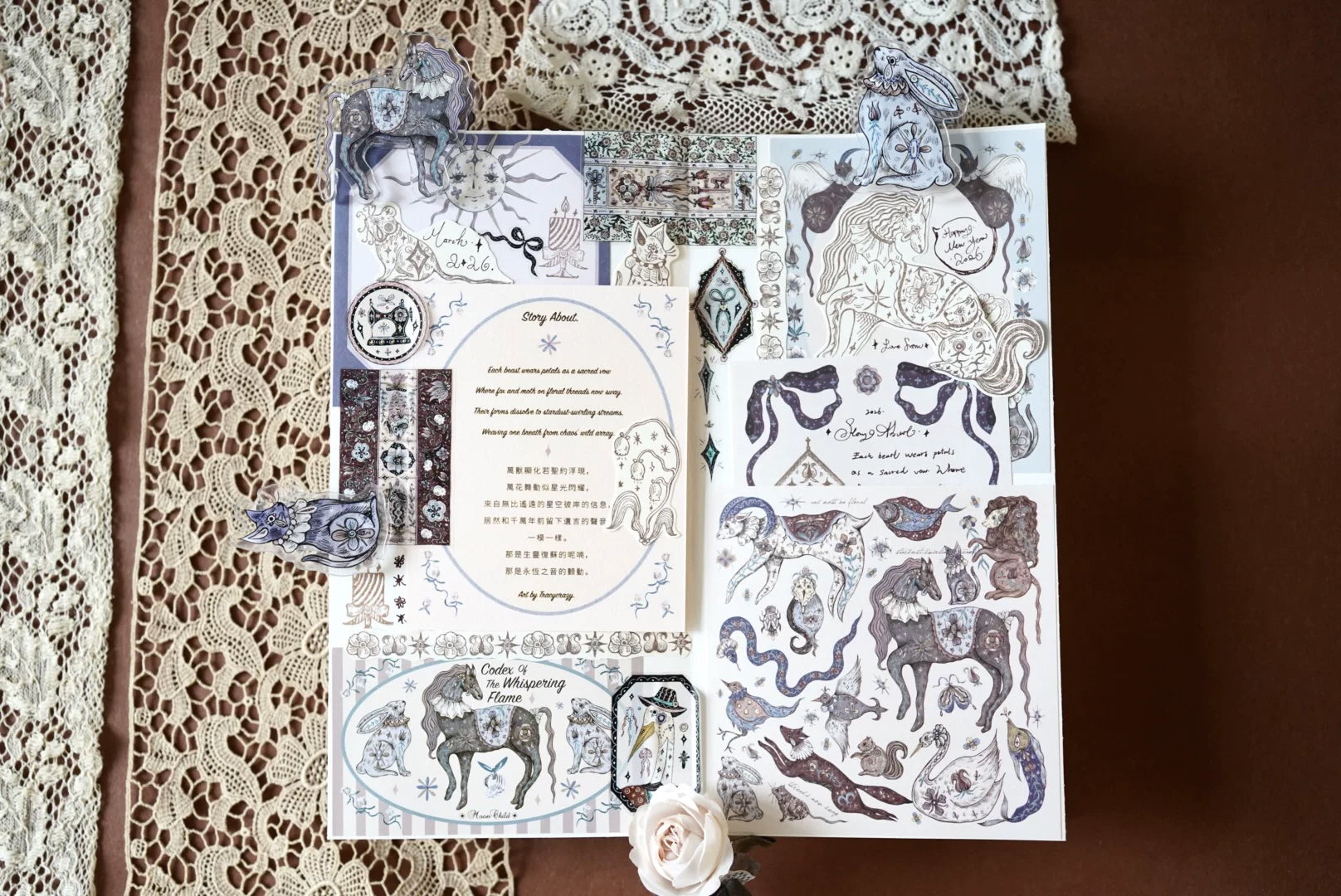 Moonchild Groceries: Book of Secret Candles VOL. 2 Memo Pad