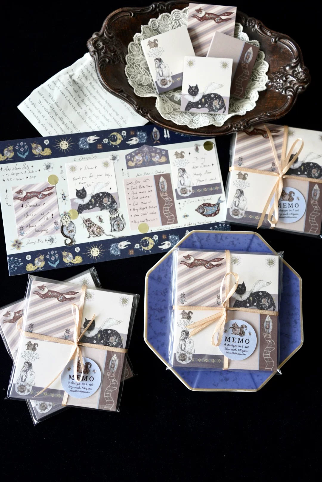 Moonchild Groceries: Book of Secret Candles Mini Memo Pad