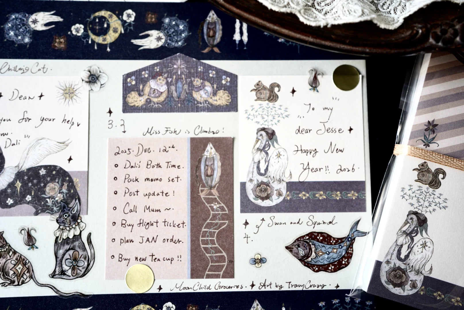 Moonchild Groceries: Book of Secret Candles Mini Memo Pad