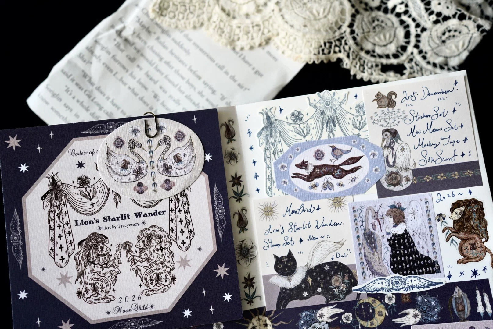 Moonchild Groceries: Book of Secret Candles Tin Can Stickers