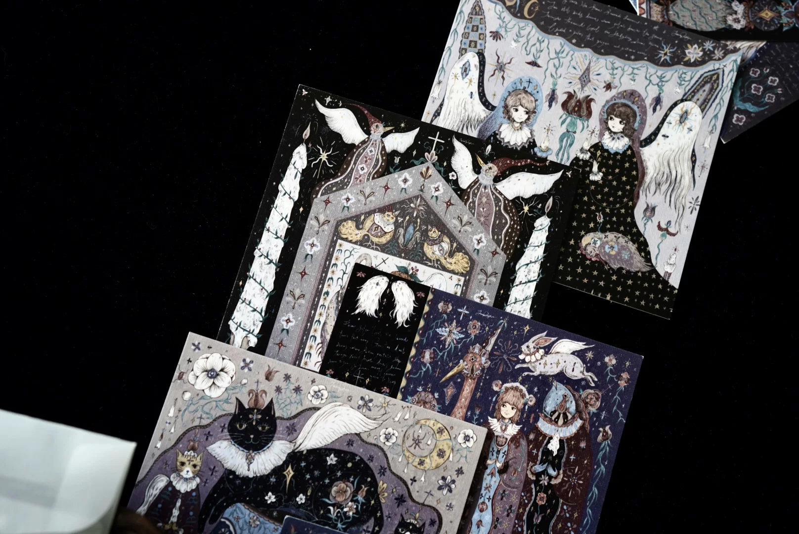 Moonchild Groceries: Codex of the Whispering Flame Postcards Se
