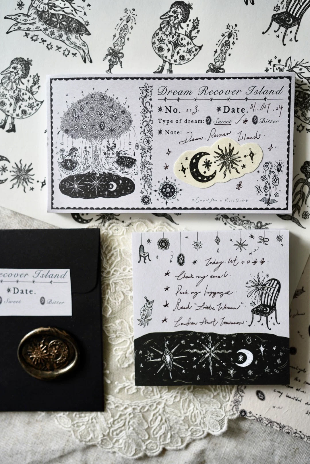 Moonchild Groceries: Dream Recovery Island Memo Pad