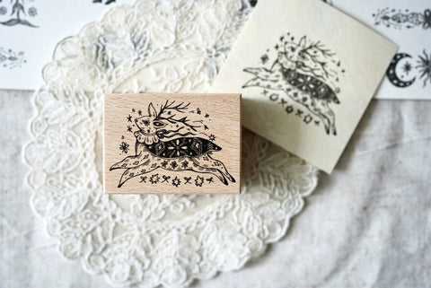 Moonchild Groceries: Fleur the Fawn Stamp