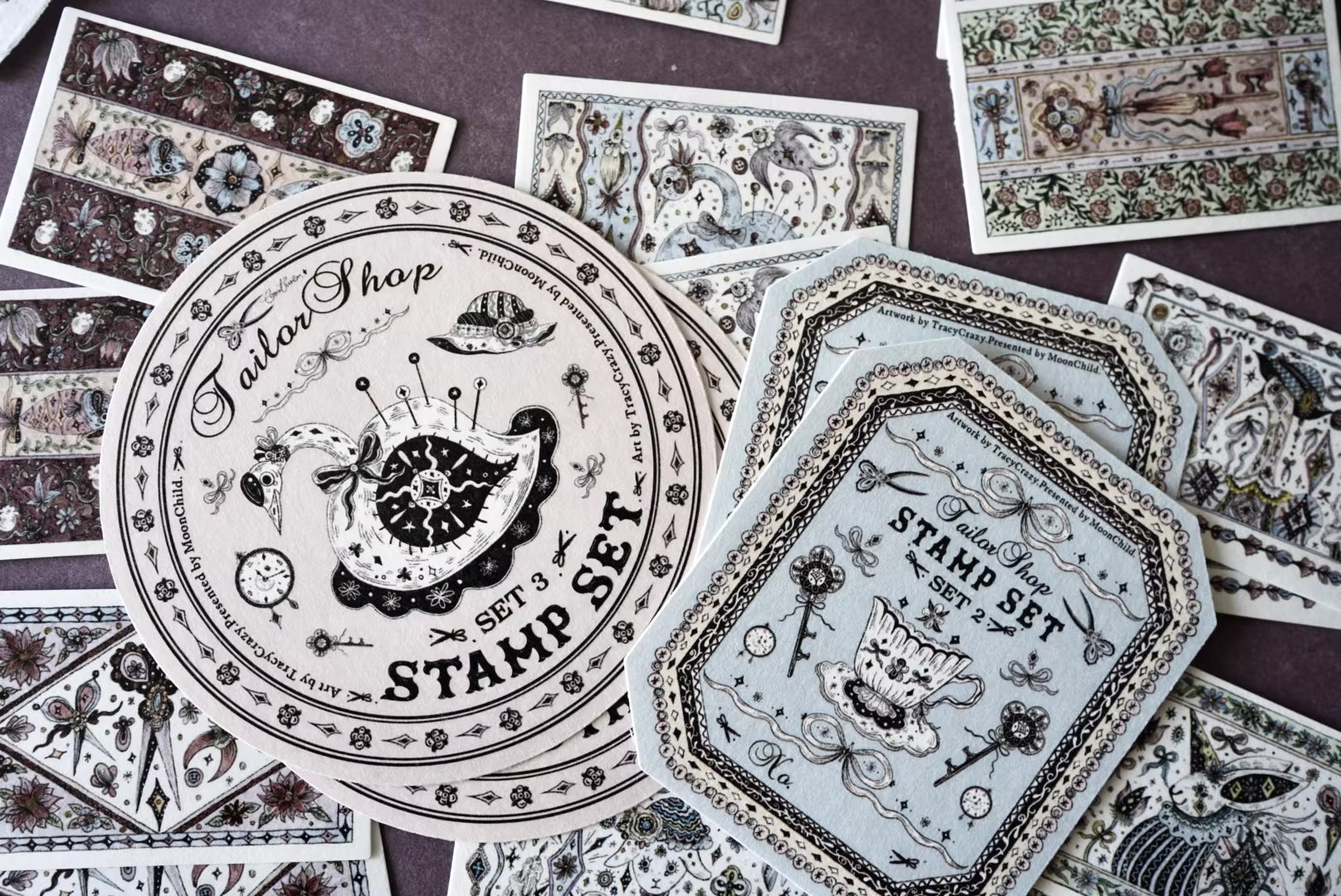 Moonlight Groceries: Retrouver Tailor Shop Sticker Pack
