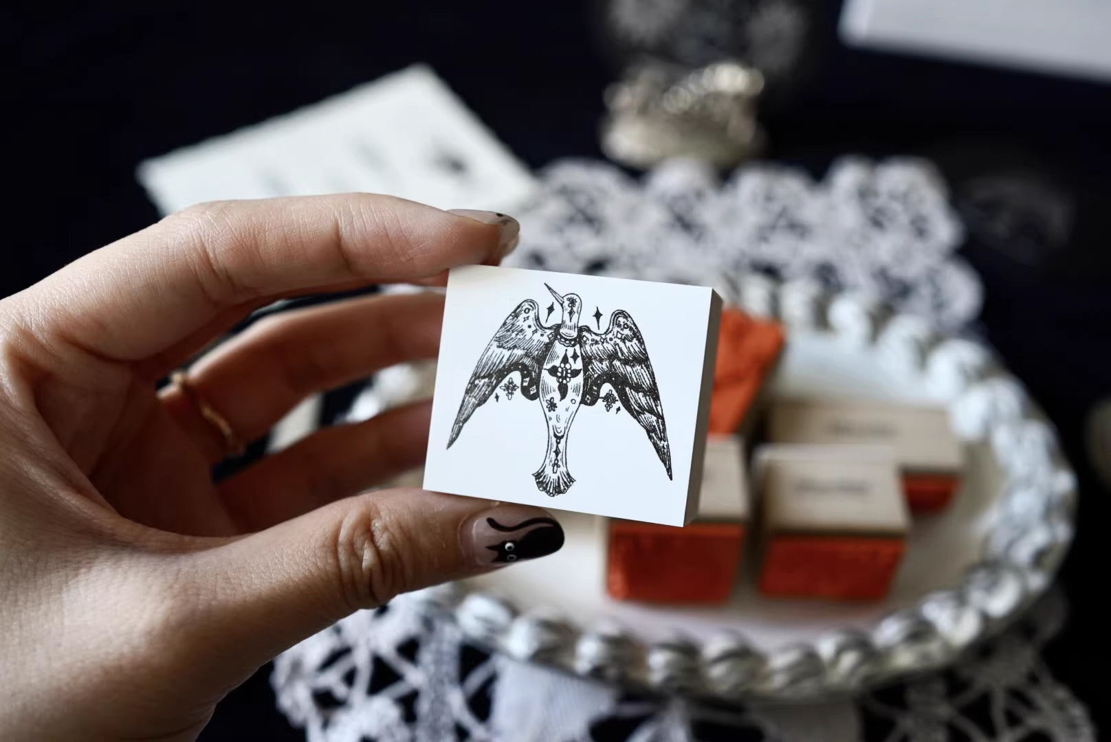 Moonchild Groceries: Under the Mystic Table Stamps Set