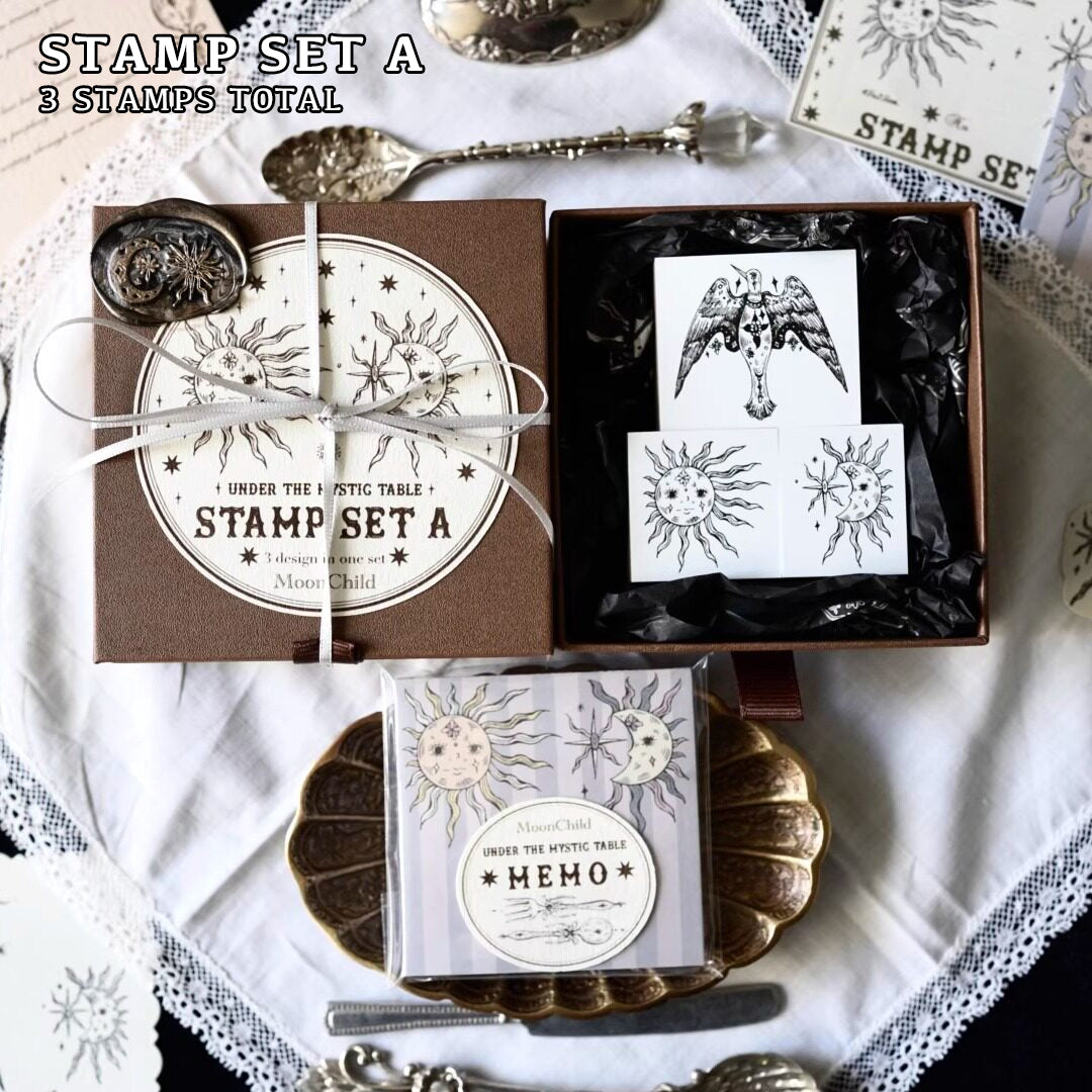 Moonchild Groceries: Under the Mystic Table Stamps Set