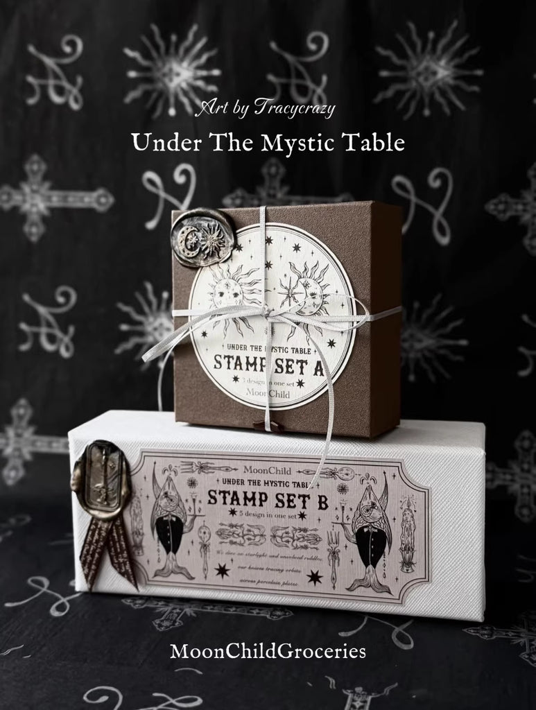 Moonchild Groceries: Under the Mystic Table Stamps Set
