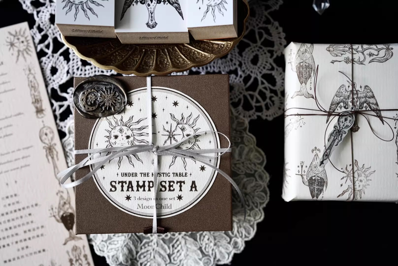 Moonchild Groceries: Under the Mystic Table Stamps Set