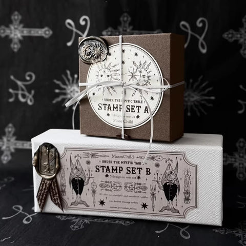 Moonchild Groceries: Under the Mystic Table Stamps Set