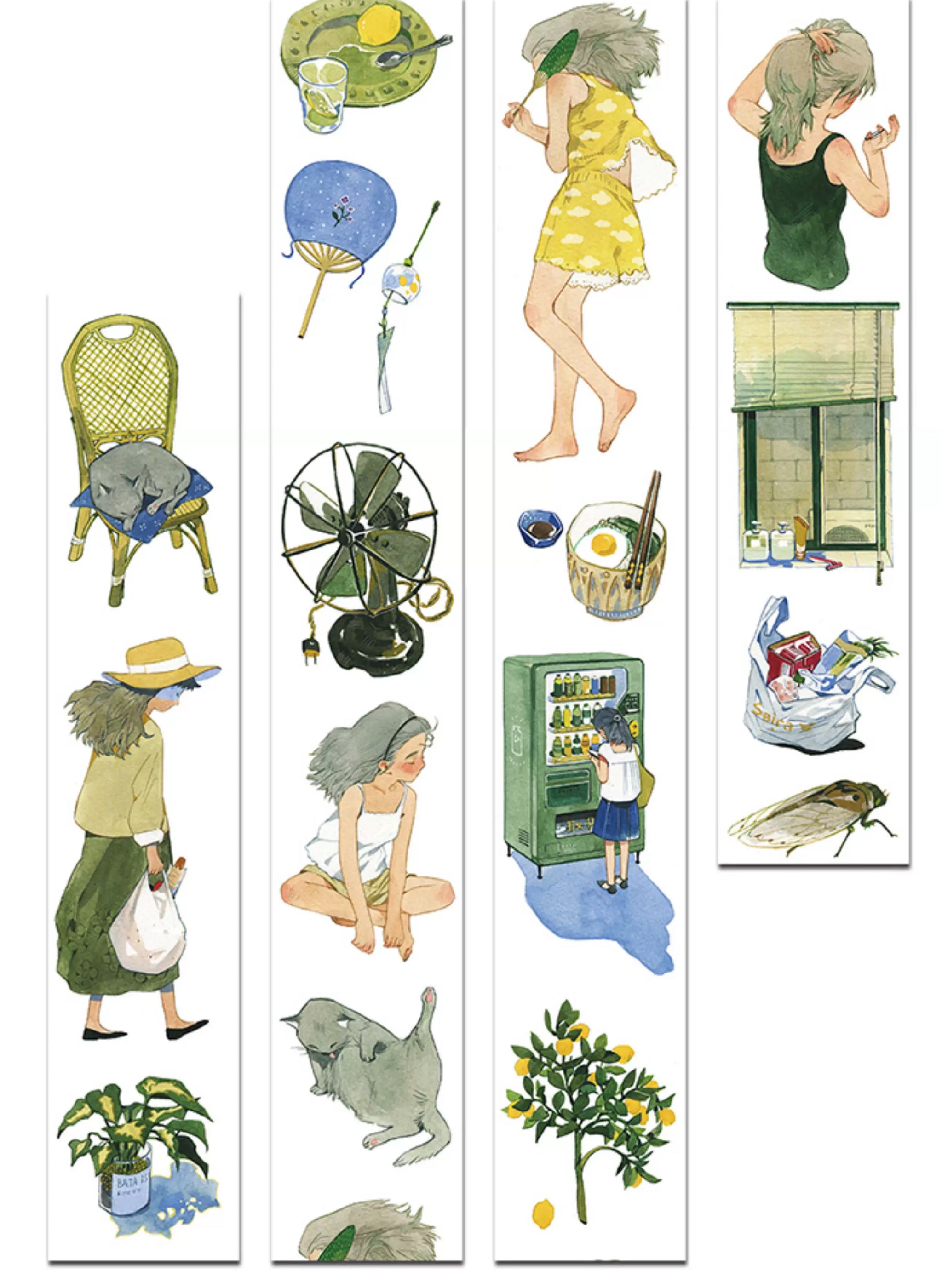 Naonao Times Masking Tape: Afternoon