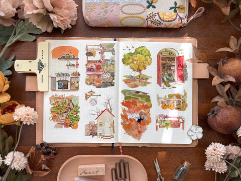 Naonao Times Masking Tape: Autumn Scenery