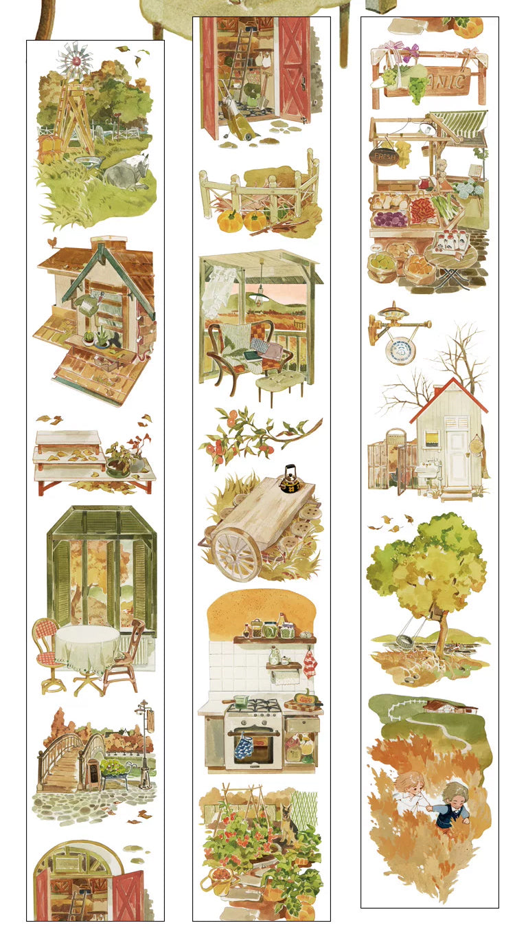 Naonao Times Masking Tape: Autumn Scenery