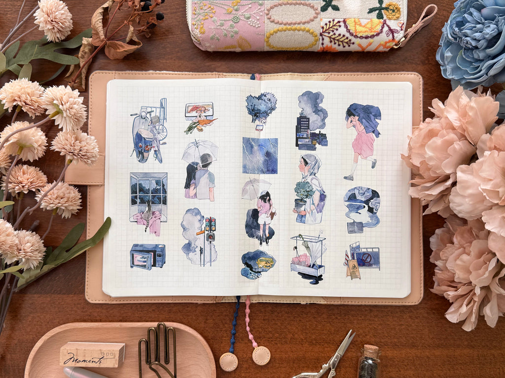 Naonao Times Masking Tape: Thunderstorm