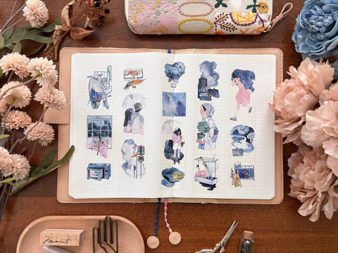 Naonao Times Masking Tape: Thunderstorm