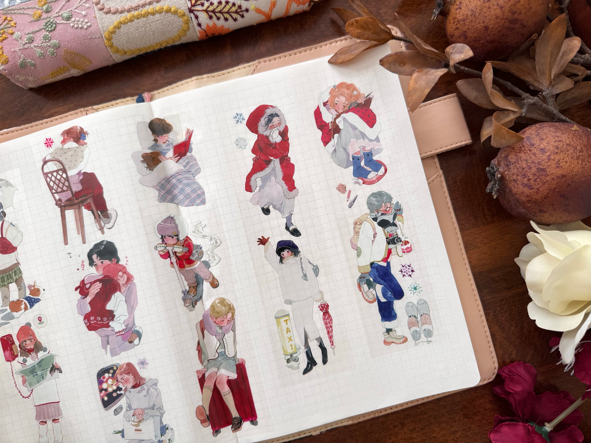 Naonao Times Masking Tape: Warm Winter